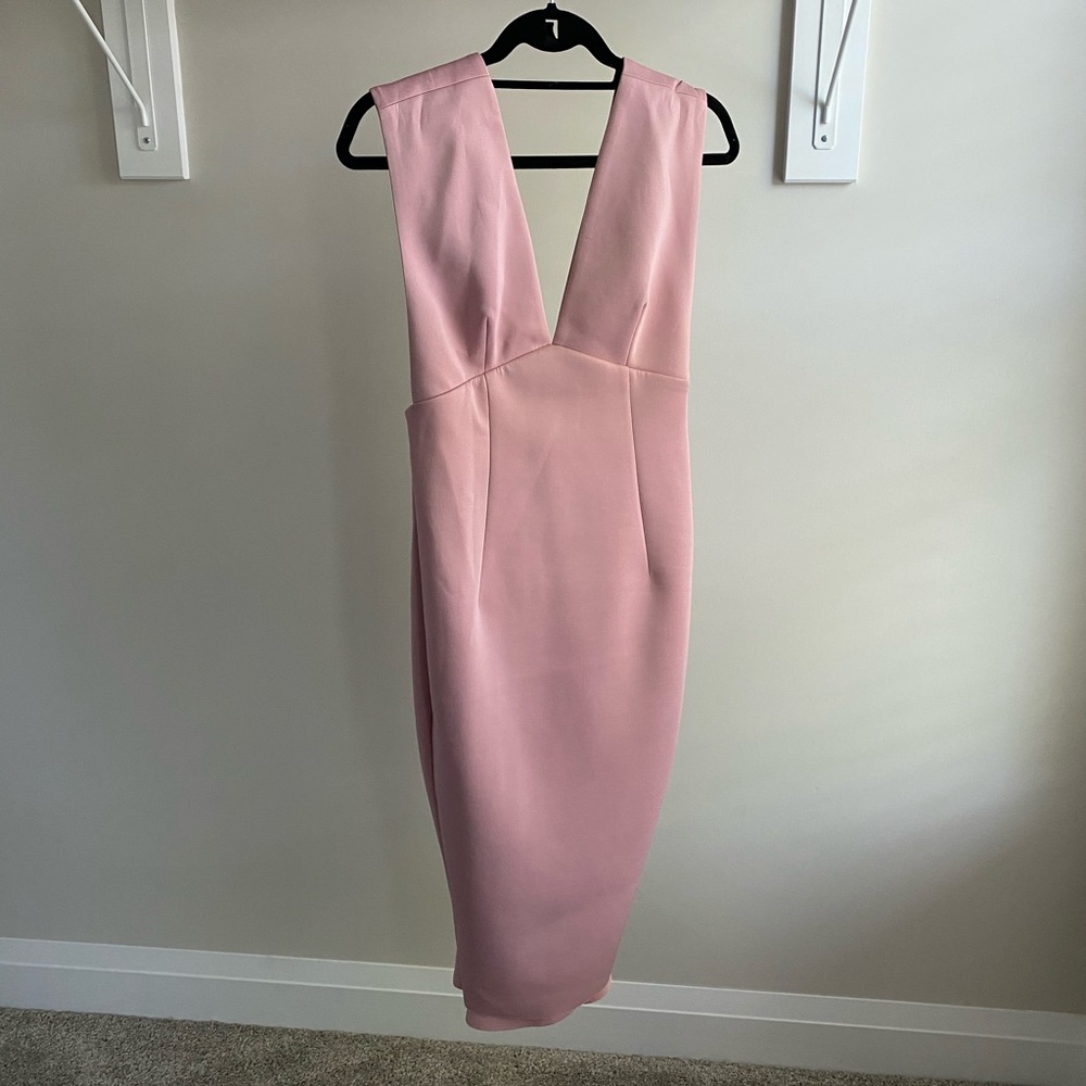 NWT ASOS Deep Back Rosette Dress - Size 6